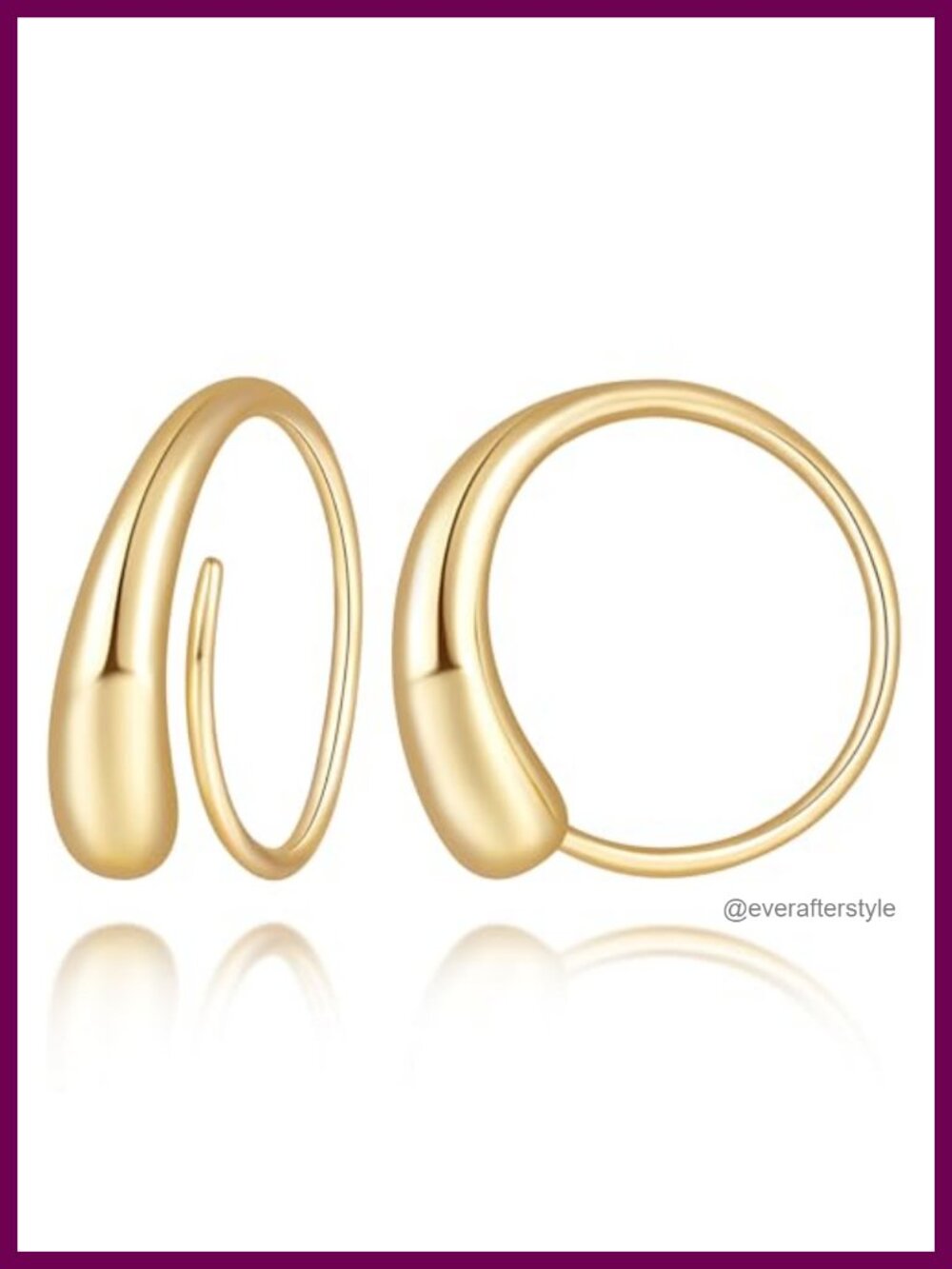 Twisted 14K Gold Plated Hoop Earrings for Women Lightweight Dainty